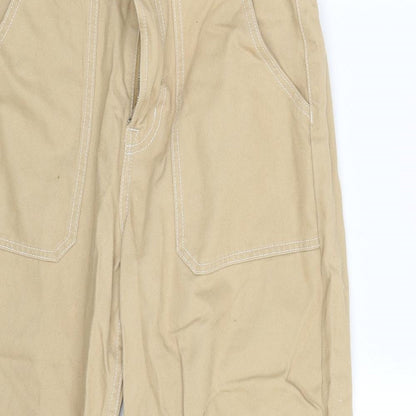 Denim & Co  Womens Beige  Denim Trousers  Size 10 L24 in