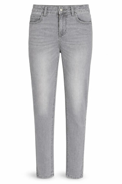 Denim & Co.  Womens Grey  Denim Skinny Jeans Size 10 L30 in