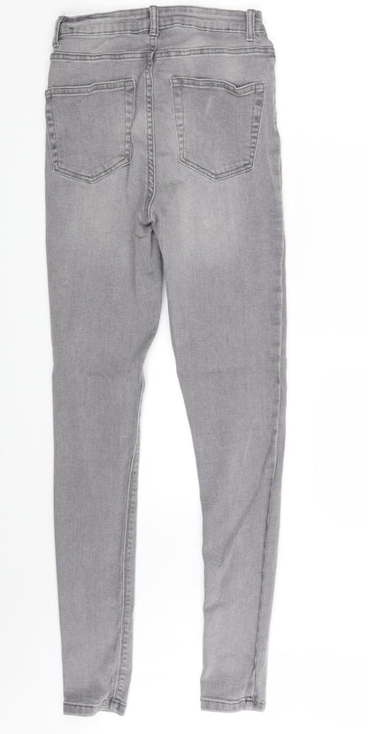 Denim & Co  Womens Grey  Denim Skinny Jeans Size 10 L30 in
