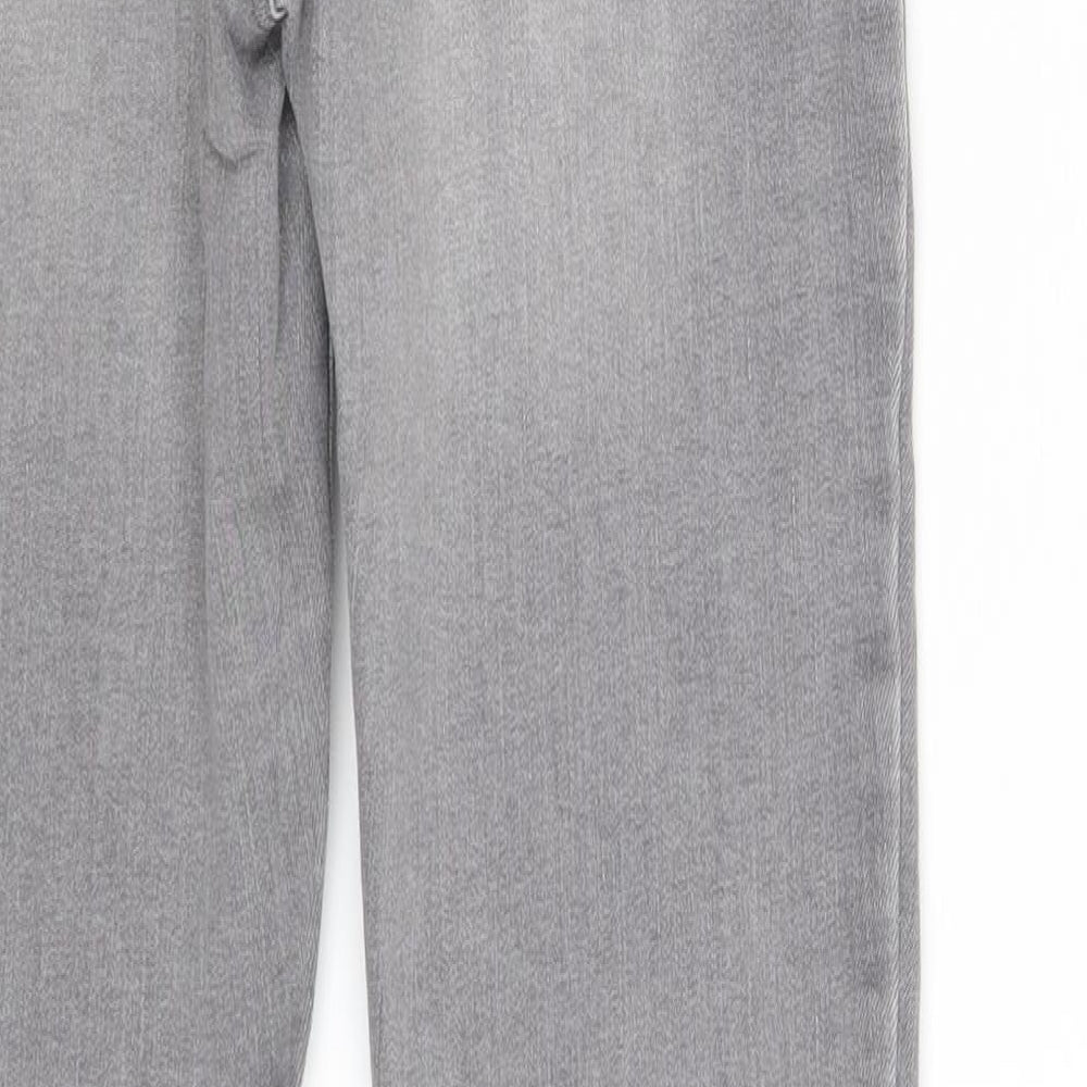 Denim & Co  Womens Grey  Denim Skinny Jeans Size 10 L30 in