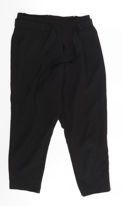 New Look Womens Black   Chino Trousers Size 10 L25 in