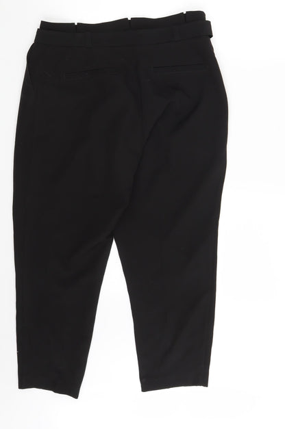 New Look Womens Black   Chino Trousers Size 10 L25 in
