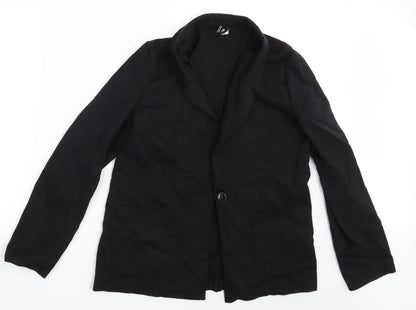 Womens UK Size 14 H&M Black Jacket