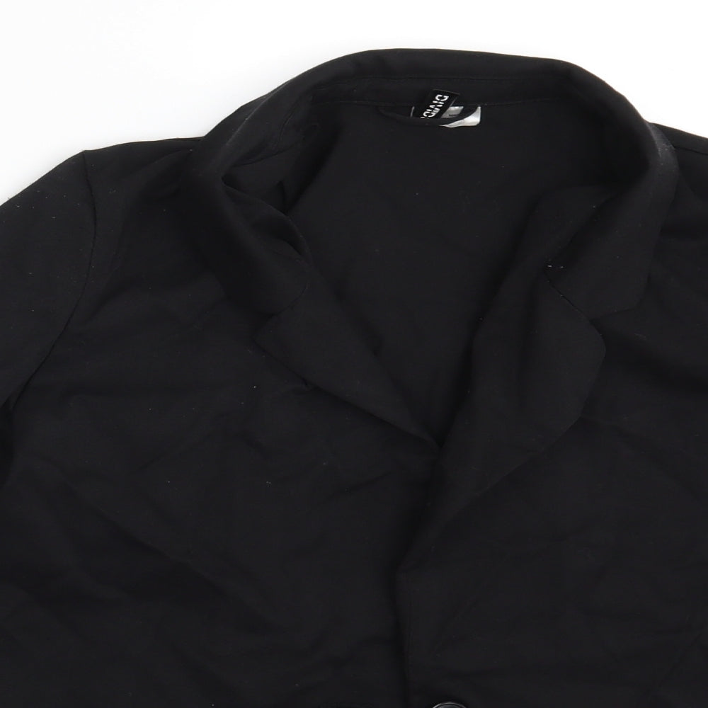 Womens UK Size 14 H&M Black Jacket