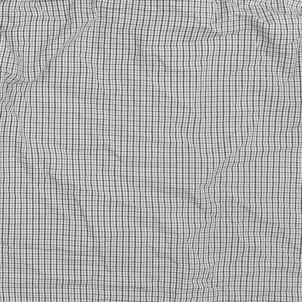 Mens UK Size 15.5 Cedar Wood State White  Button-Up Long Sleeve Casual Shirt