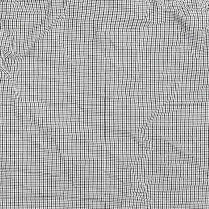 Mens UK Size 15.5 Cedar Wood State White  Button-Up Long Sleeve Casual Shirt