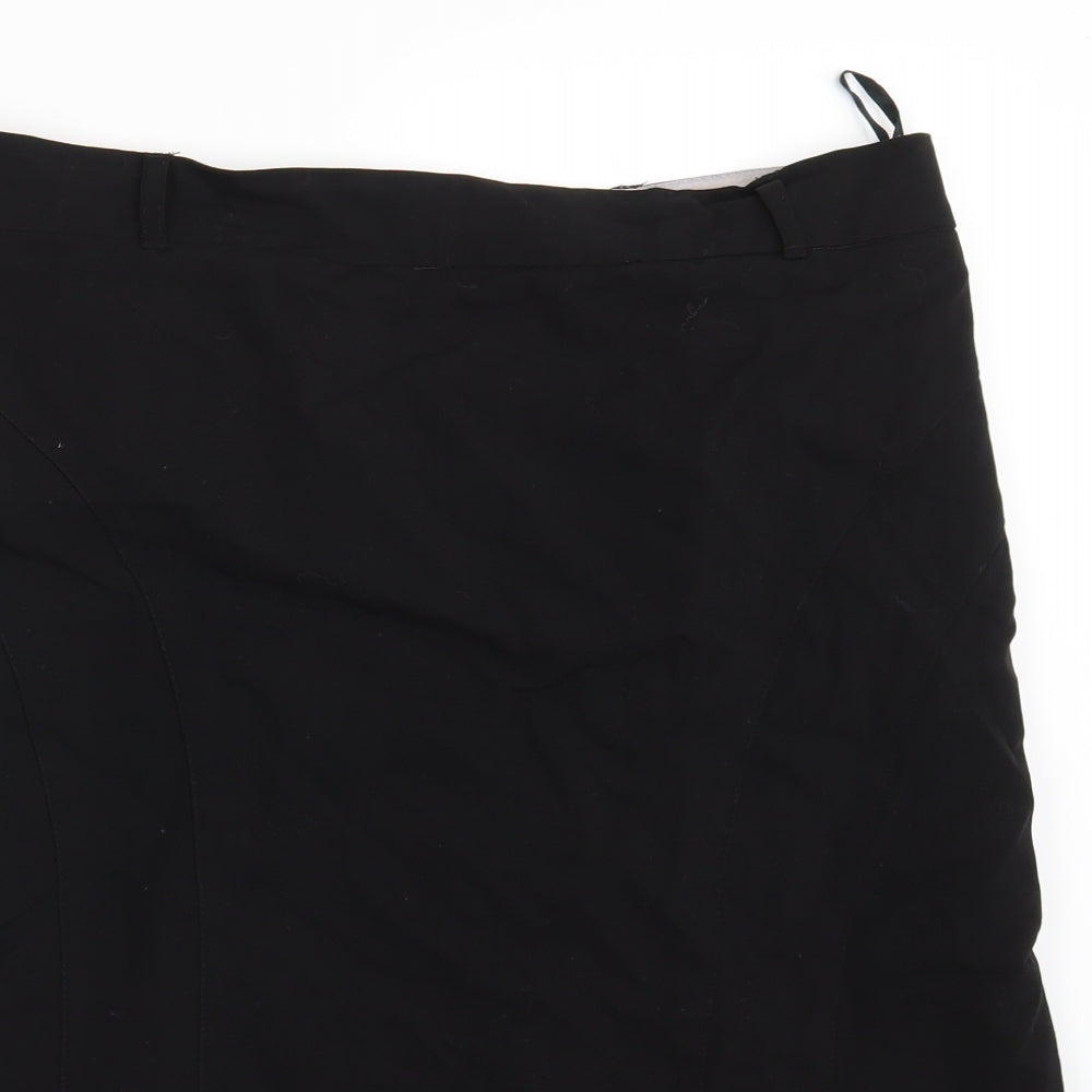 George Womens Black   Straight & Pencil Skirt Size 14