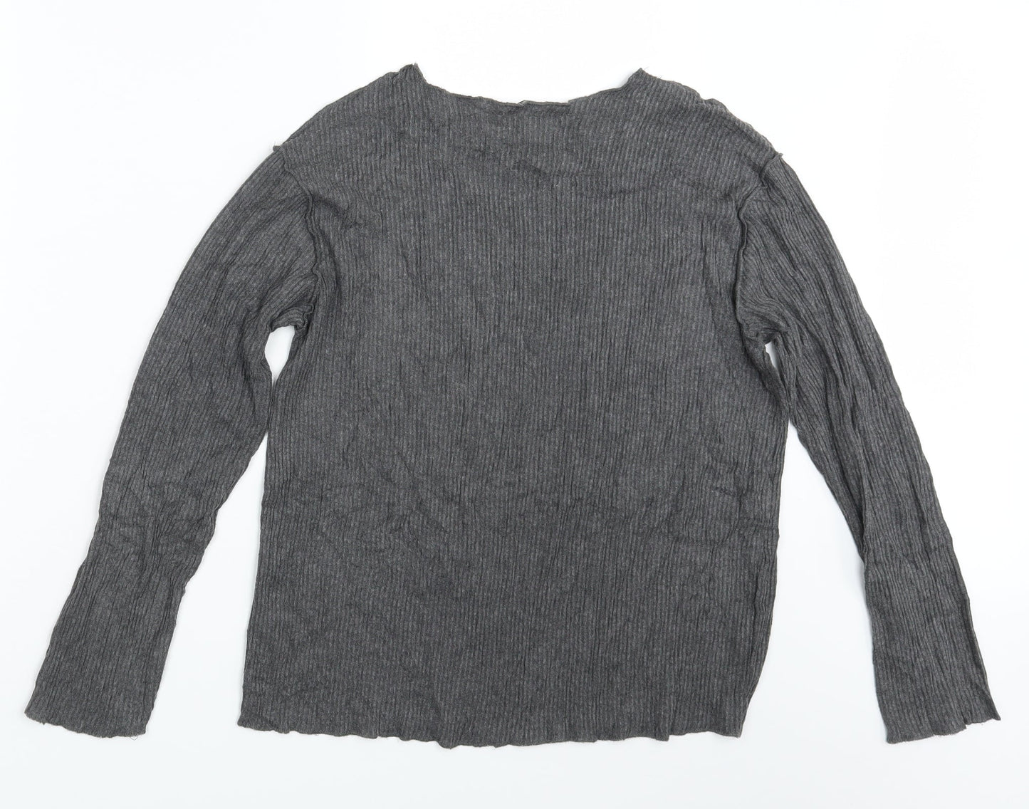 Womens UK Size S Zara Grey Pullover Jumper