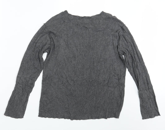 Womens UK Size S Zara Grey Pullover Jumper