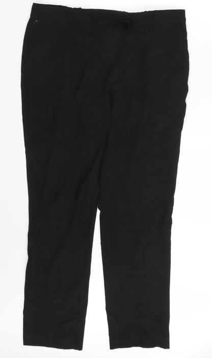 So Fabolous Womens Black   Dress Pants Trousers Size 16 L27 in