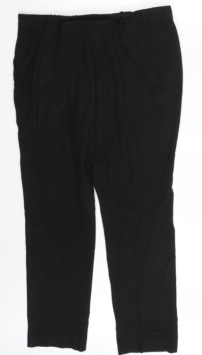 So Fabolous Womens Black   Dress Pants Trousers Size 16 L27 in