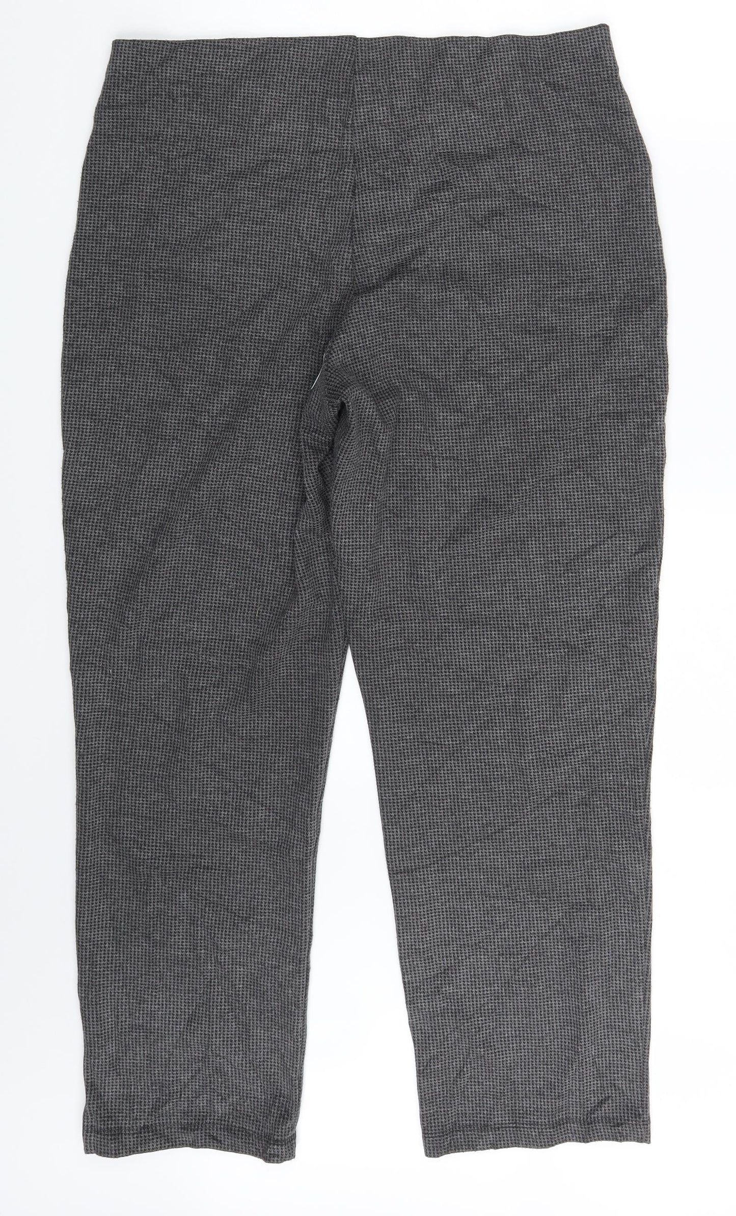 M&S Womens Grey   Dress Pants Trousers Size 16 L27 in