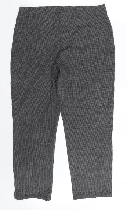 M&S Womens Grey   Dress Pants Trousers Size 16 L27 in
