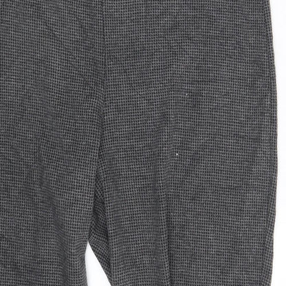 M&S Womens Grey   Dress Pants Trousers Size 16 L27 in
