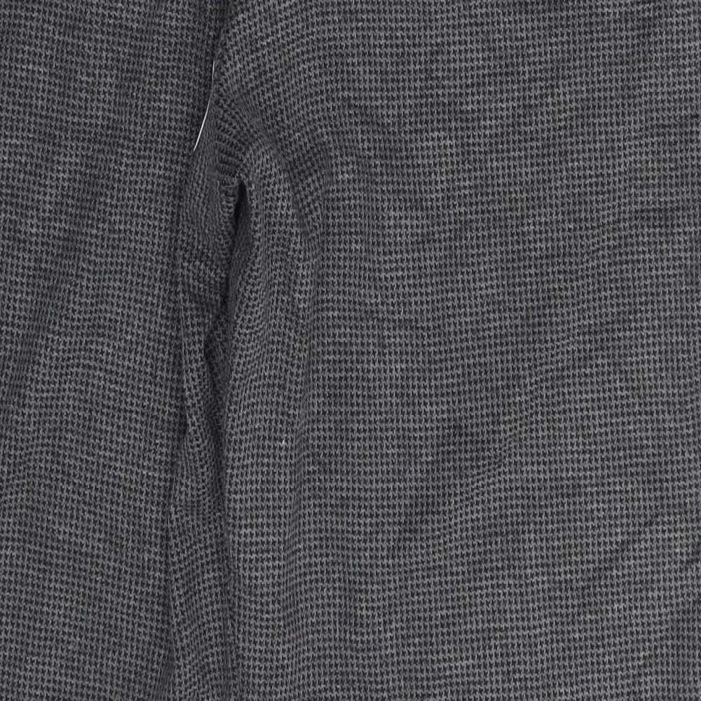 M&S Womens Grey   Dress Pants Trousers Size 16 L27 in