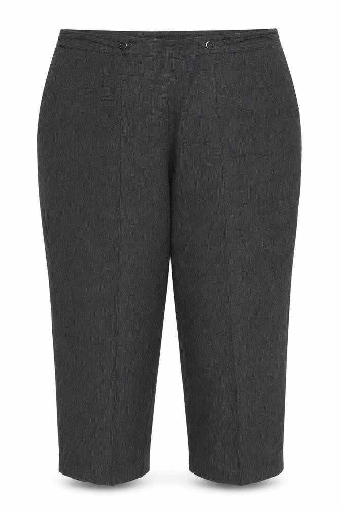 Bonmarché Womens Grey Capri Trousers Size 20 L24 in