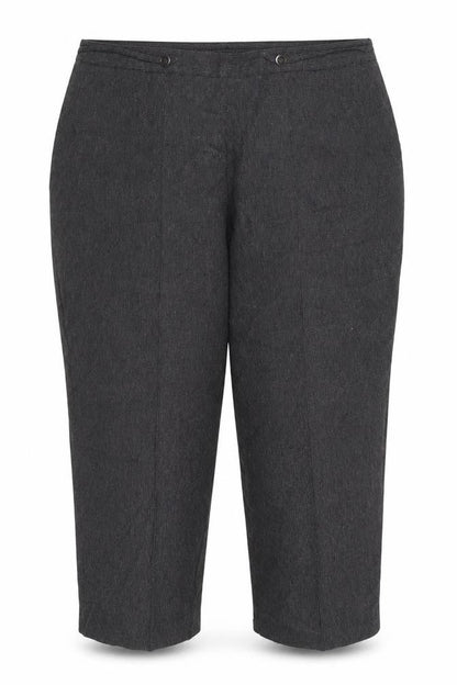 Bonmarché Womens Grey Capri Trousers Size 20 L24 in