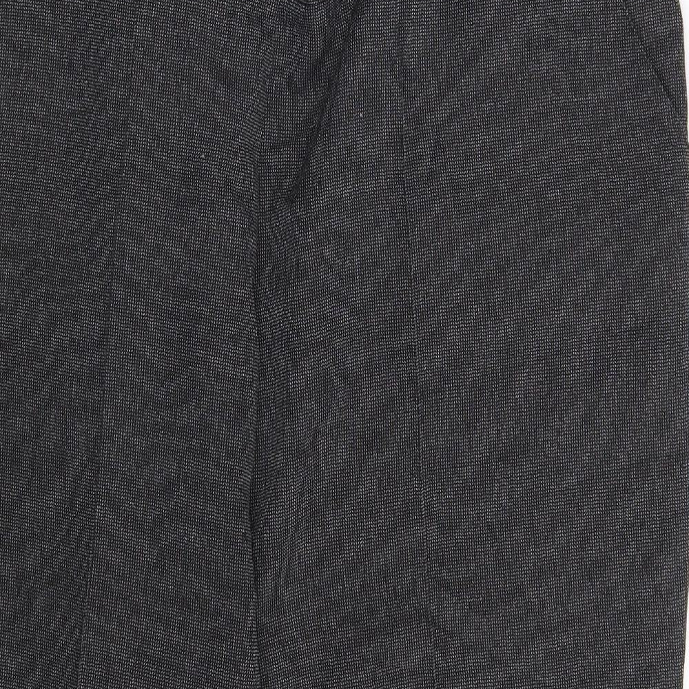 Womens UK Size 20 BM Collection Regular Fit Capri Grey Trousers