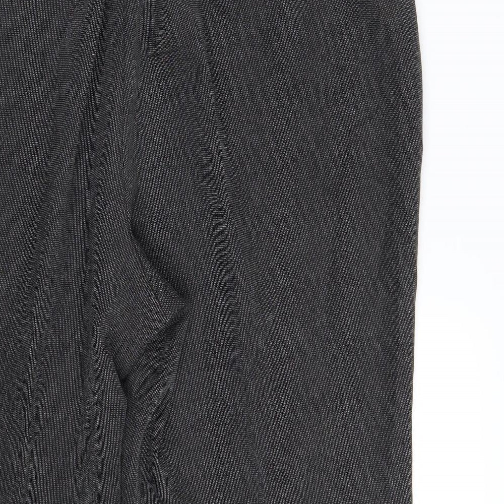 Womens UK Size 20 BM Collection Regular Fit Capri Grey Trousers