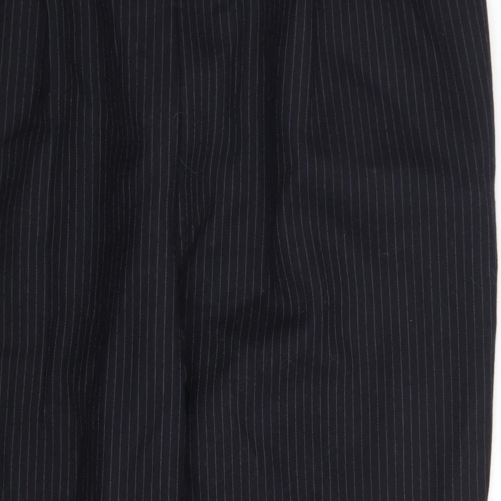 Preworn Mens Blue Striped  Dress Pants Trousers Size 41 in L31 in
