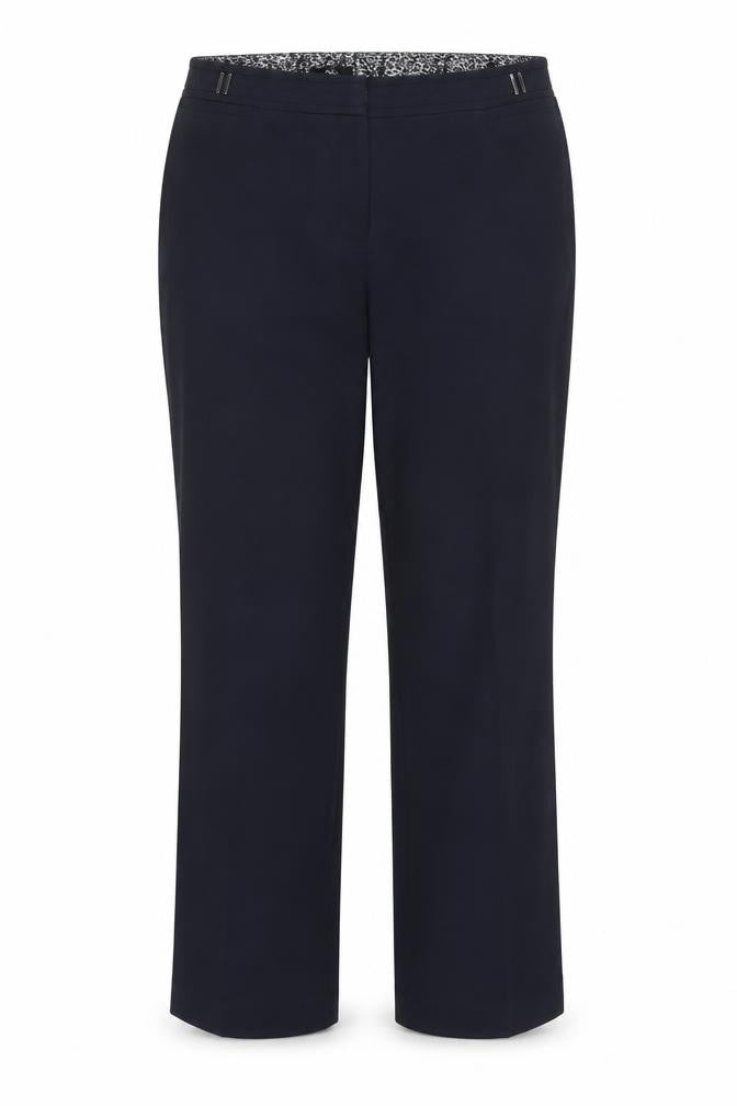Womens UK Size 14 M&Co Regular Fit Dress Pants Blue Trousers