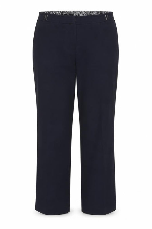 Womens UK Size 14 M&Co Regular Fit Dress Pants Blue Trousers