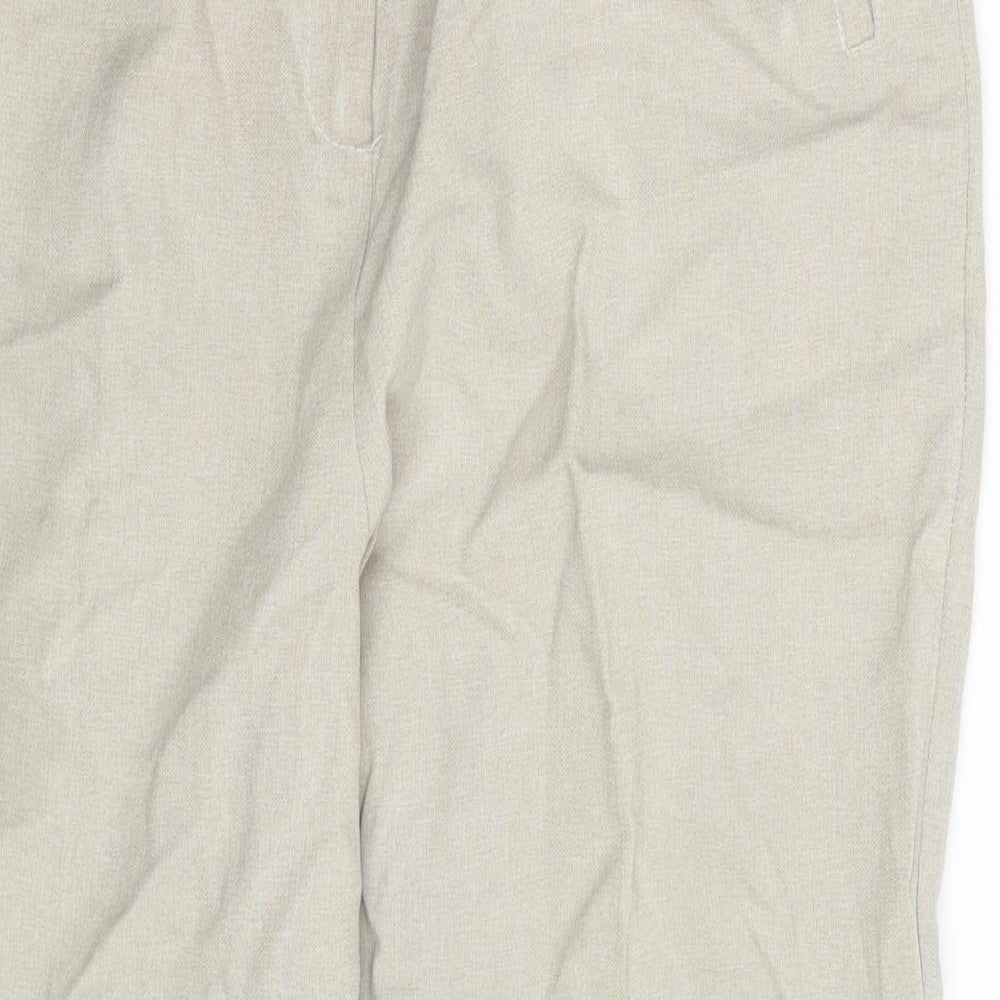 Womens UK Size 14 Janique Regular Fit Chino Beige Trousers