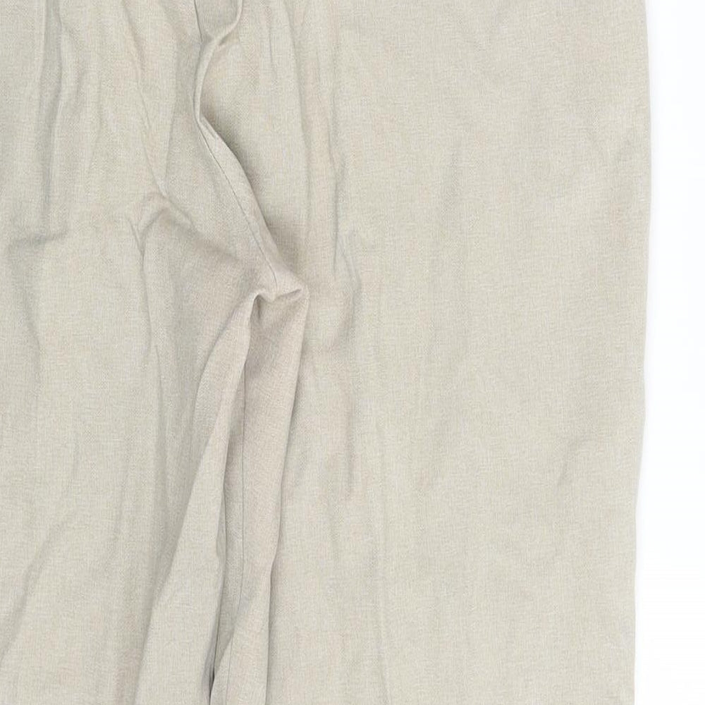 Womens UK Size 14 Janique Regular Fit Chino Beige Trousers