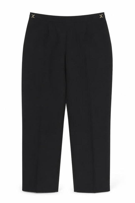 Womens UK Size 14 BM Collection Regular Fit Dress Pants Black Trousers