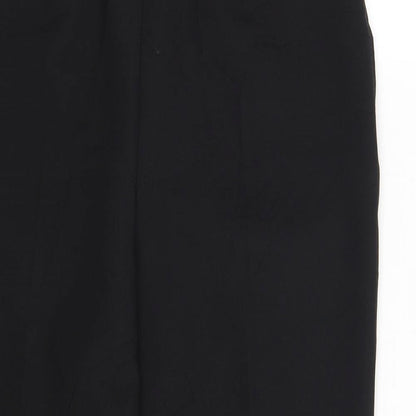 Womens UK Size 14 BM Collection Regular Fit Dress Pants Black Trousers