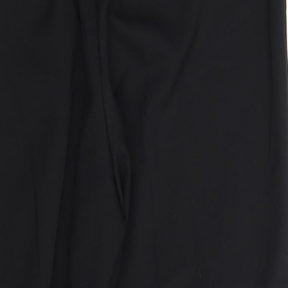 Womens UK Size 14 BM Collection Regular Fit Dress Pants Black Trousers