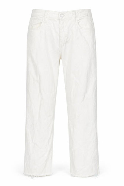 Ese O Ese Womens White  Denim Straight Jeans Size 8 L24 in