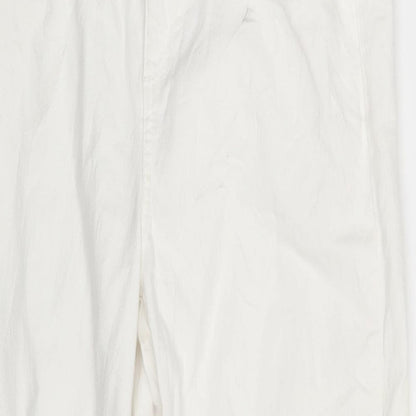 Ese O Ese Womens White  Denim Straight Jeans Size 8 L24 in