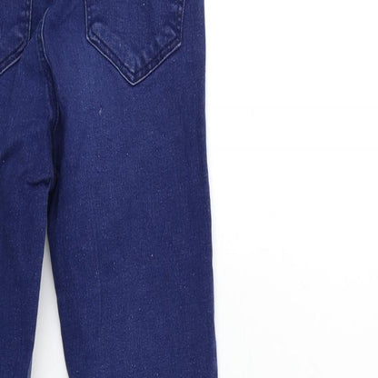 Topshop Womens Blue  Denim Skinny Jeans Size 26 in L32 in