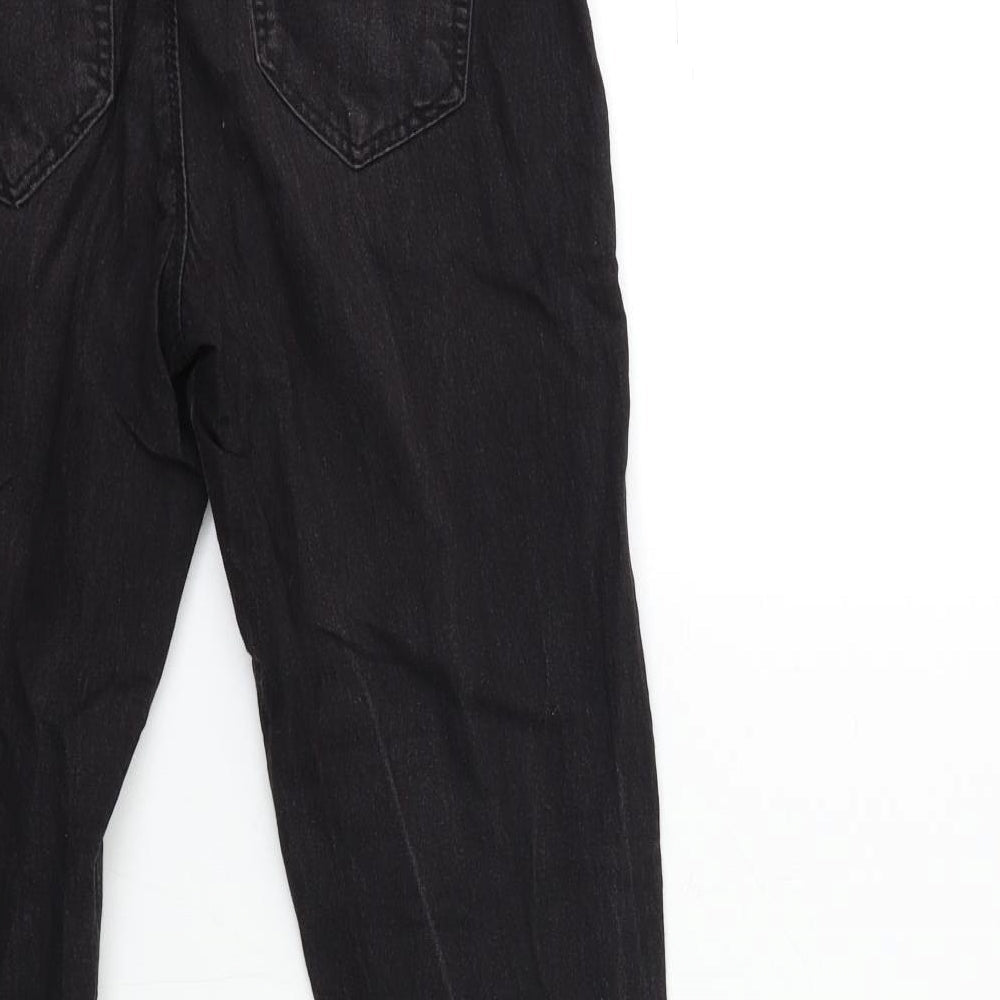 Denim & Co. Womens Black  Denim Jegging Jeans Size 10 L27 in