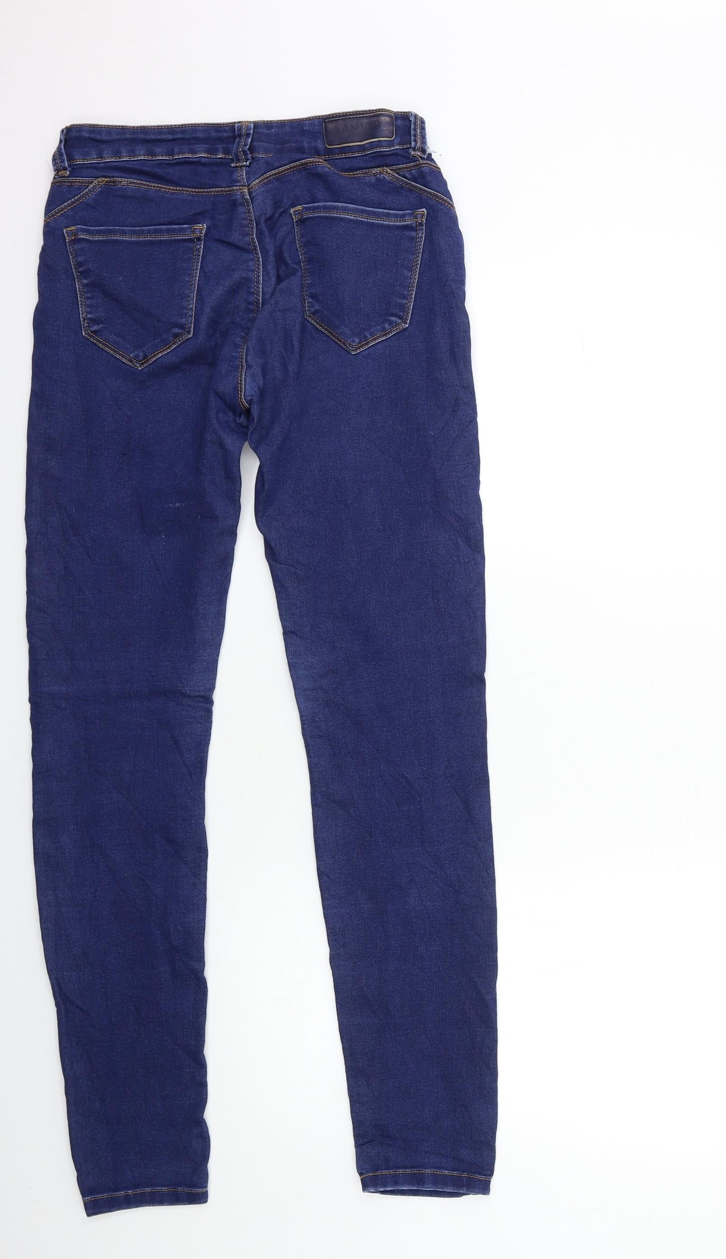 Womens UK Size 27 in Amisu Regular Fit Skinny Blue Jeans