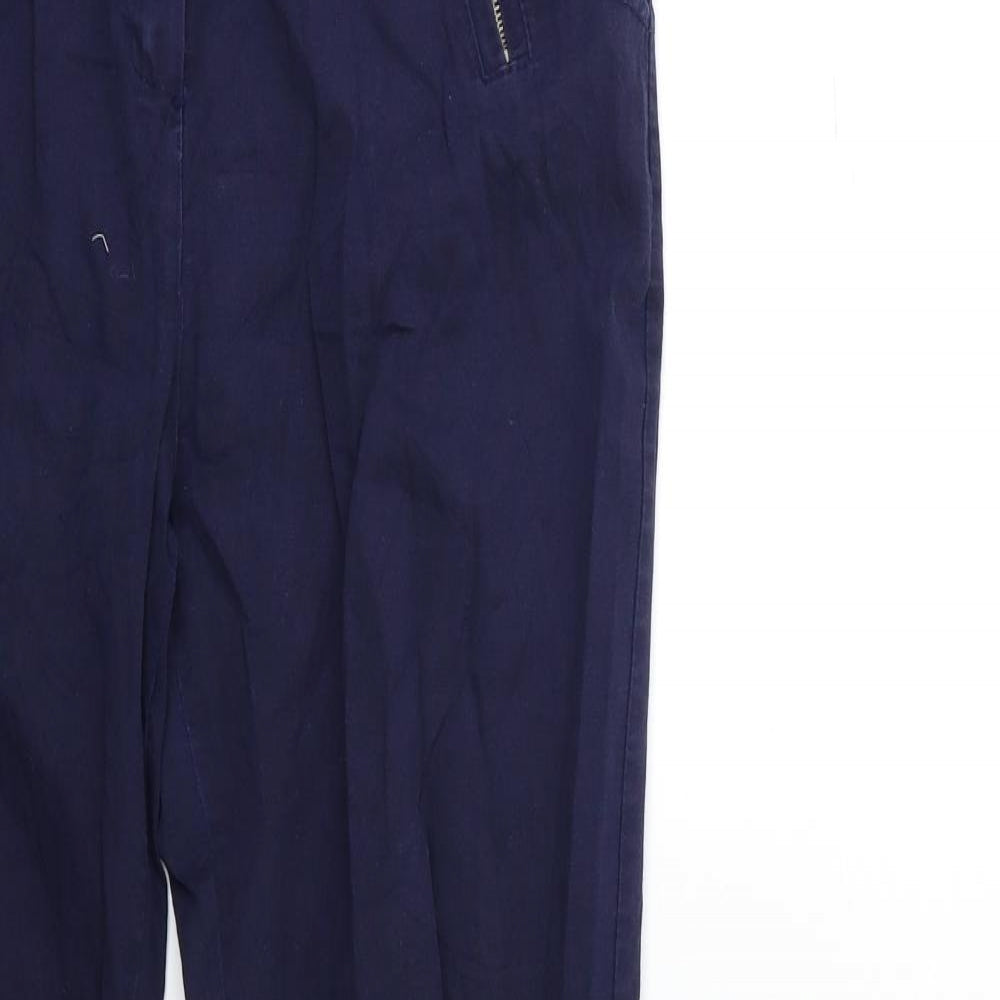 Womens UK Size 30 in Preworn Regular Fit  Blue Trousers