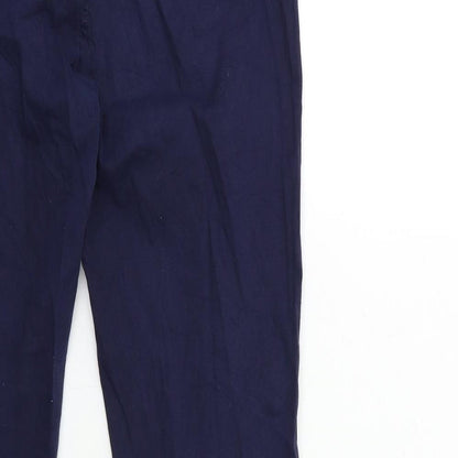 Womens UK Size 30 in Preworn Regular Fit  Blue Trousers