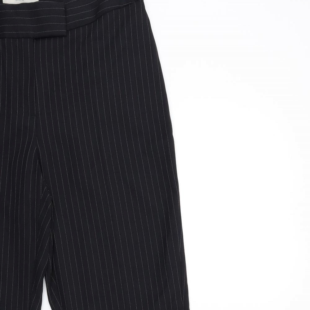 George Womens Black Striped  Trousers  Size 30 in L28 in