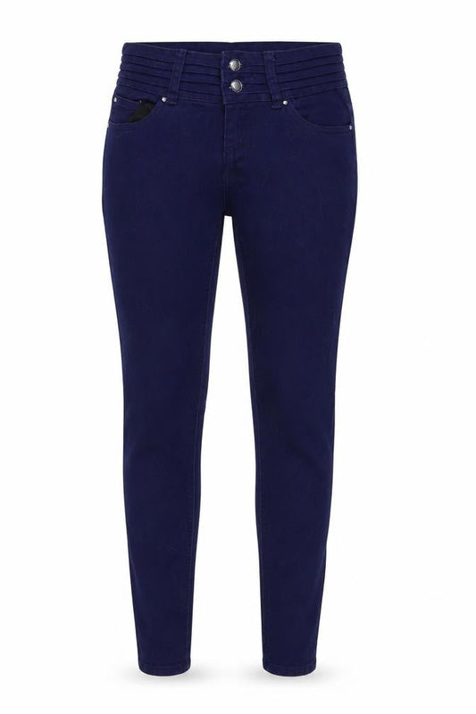 Womens UK Size 8 Miss Anna Regular Fit Skinny Blue Jeans