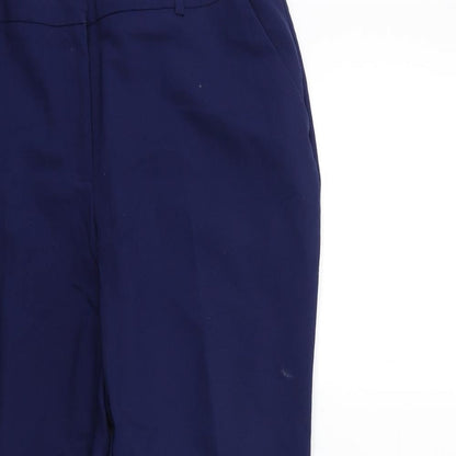 Womens UK Size 14 Savoir Regular Fit  Blue Trousers