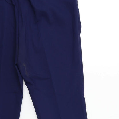 Womens UK Size 14 Savoir Regular Fit  Blue Trousers