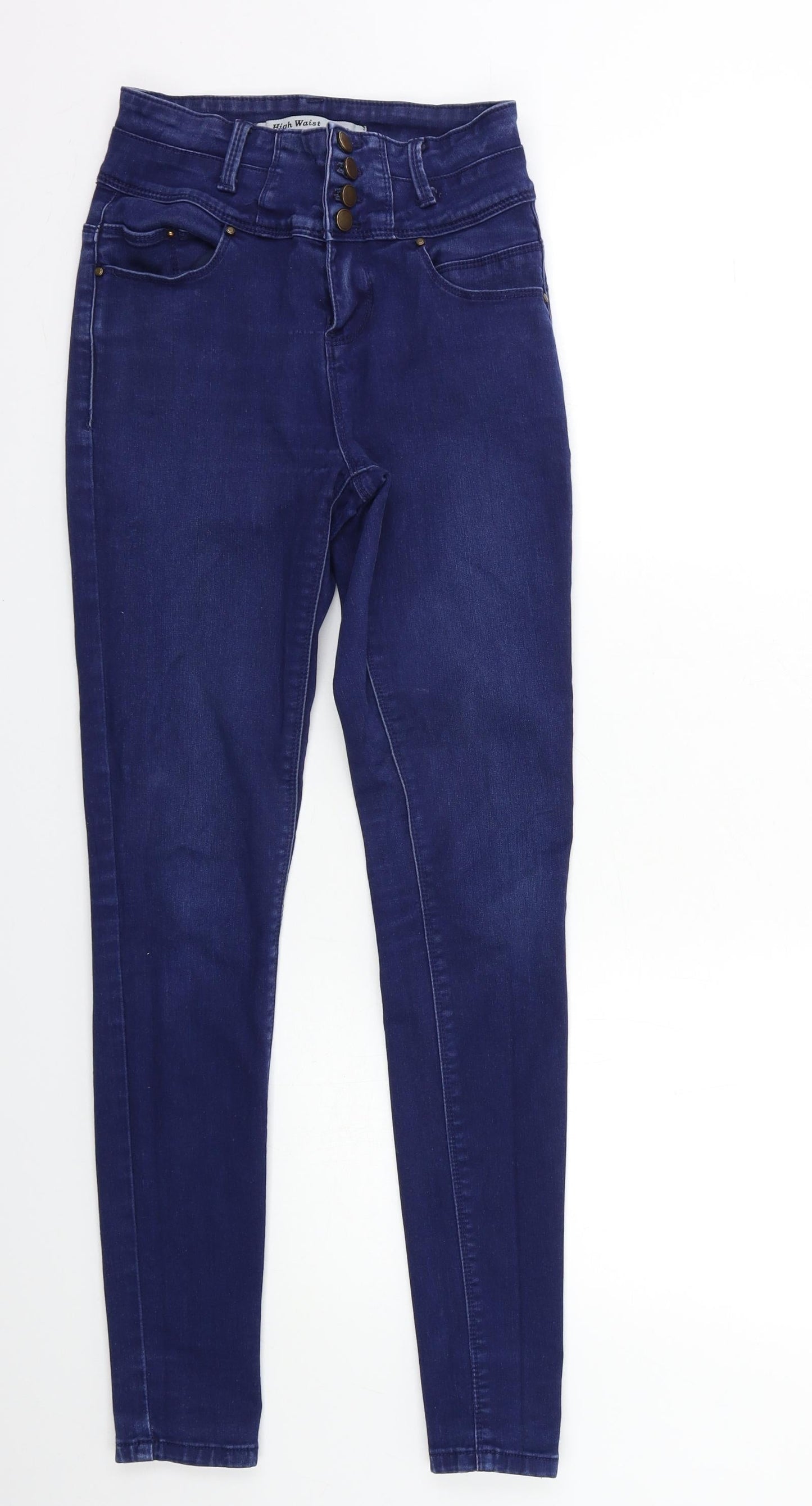 New Look Womens Blue  Denim Skinny Jeans Size 8 L29 in