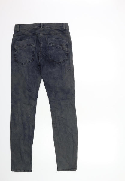 Womens UK Size 28 in Preworn Regular Fit Skinny Green Jeans