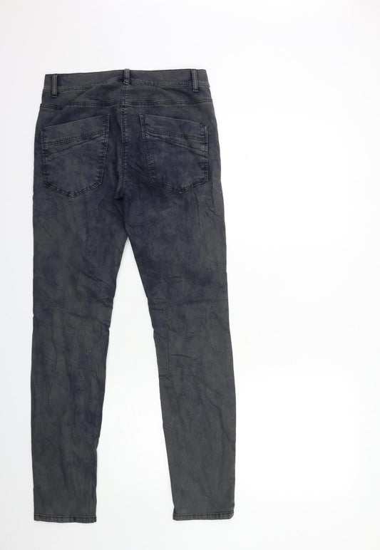 Womens UK Size 28 in Preworn Regular Fit Skinny Green Jeans