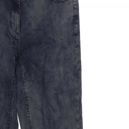 Womens UK Size 28 in Preworn Regular Fit Skinny Green Jeans