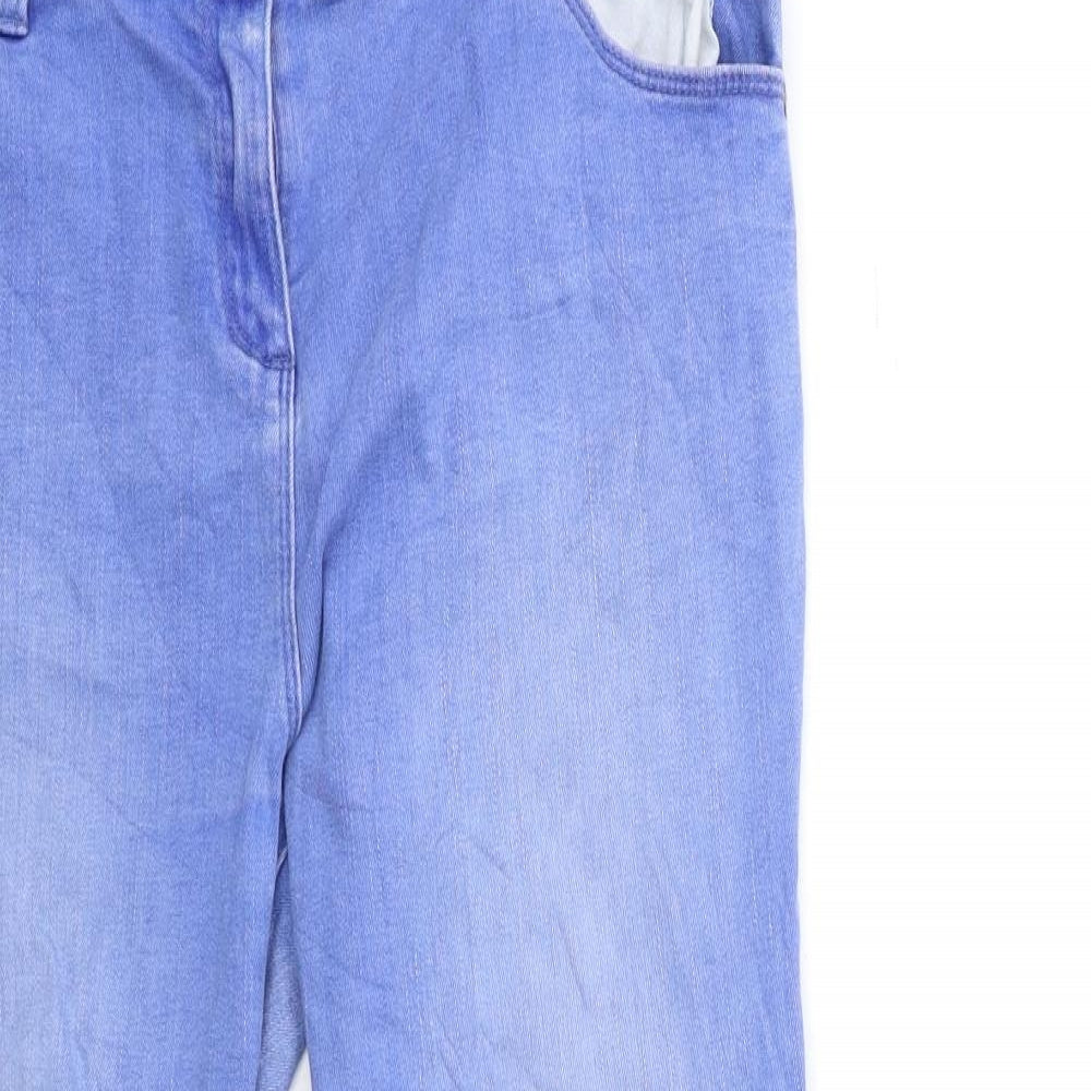 Womens UK Size 32 in Preworn Regular Fit Skinny Blue Jeans