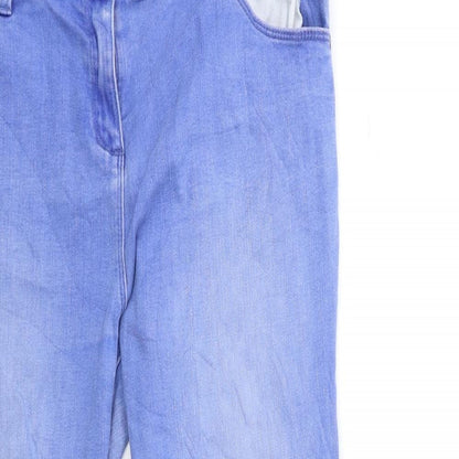 Womens UK Size 32 in Preworn Regular Fit Skinny Blue Jeans