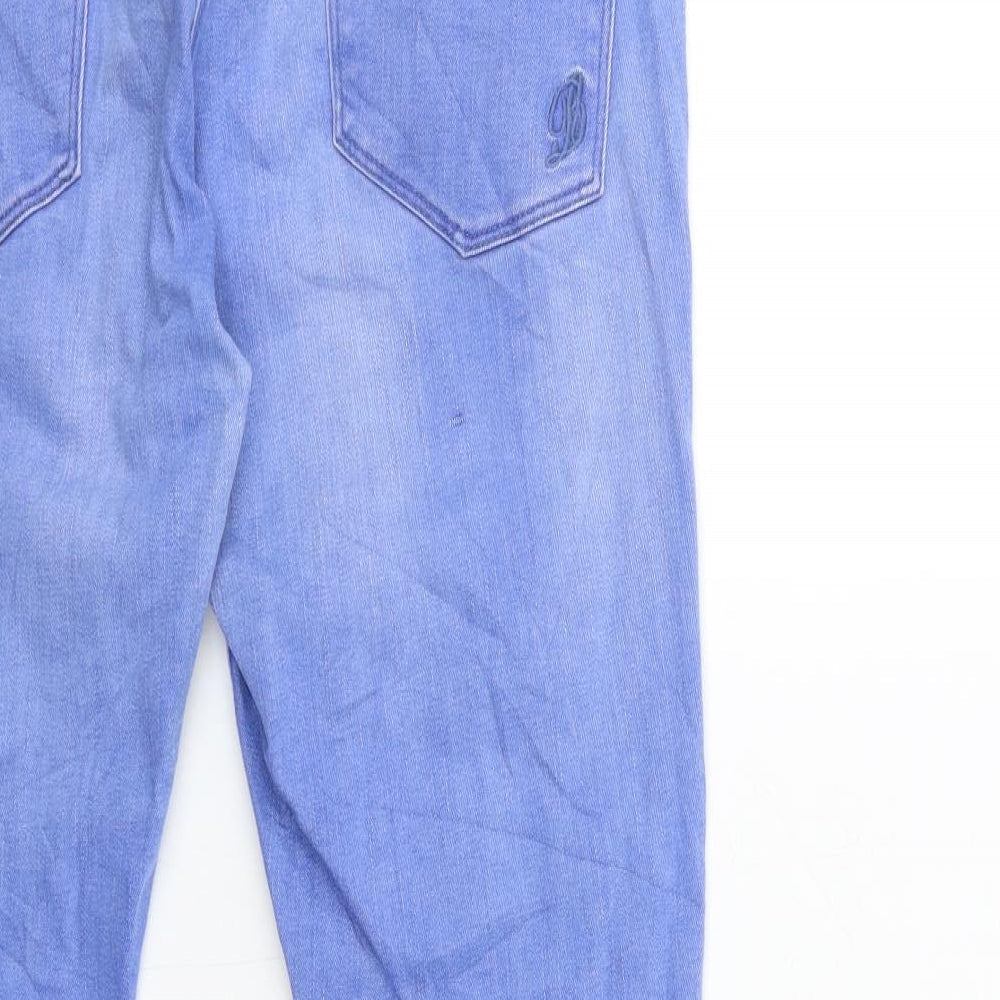 Womens UK Size 32 in Preworn Regular Fit Skinny Blue Jeans