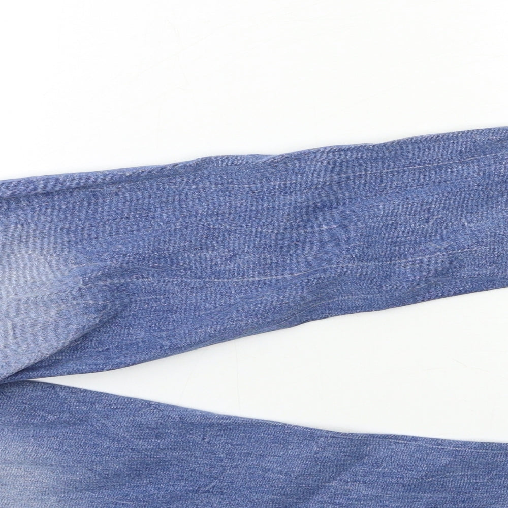 Miss Selfridge Womens Blue  Denim Skinny Jeans Size 6 L29 in